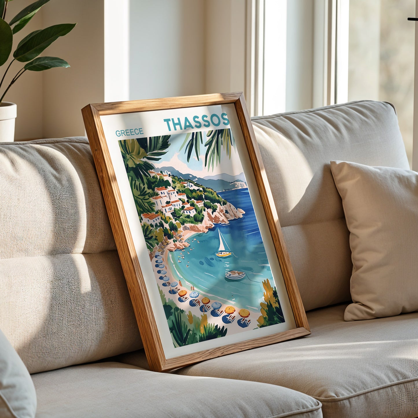 Thassos, Greece Poster