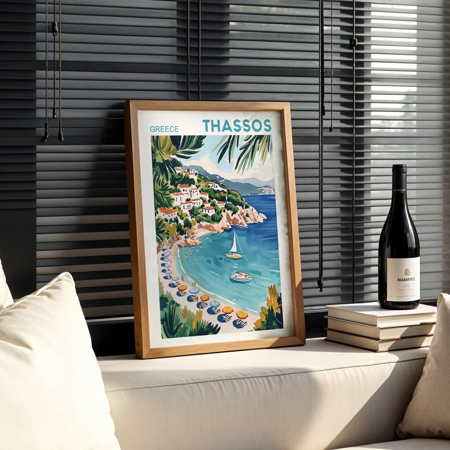 Thassos, Greece Poster