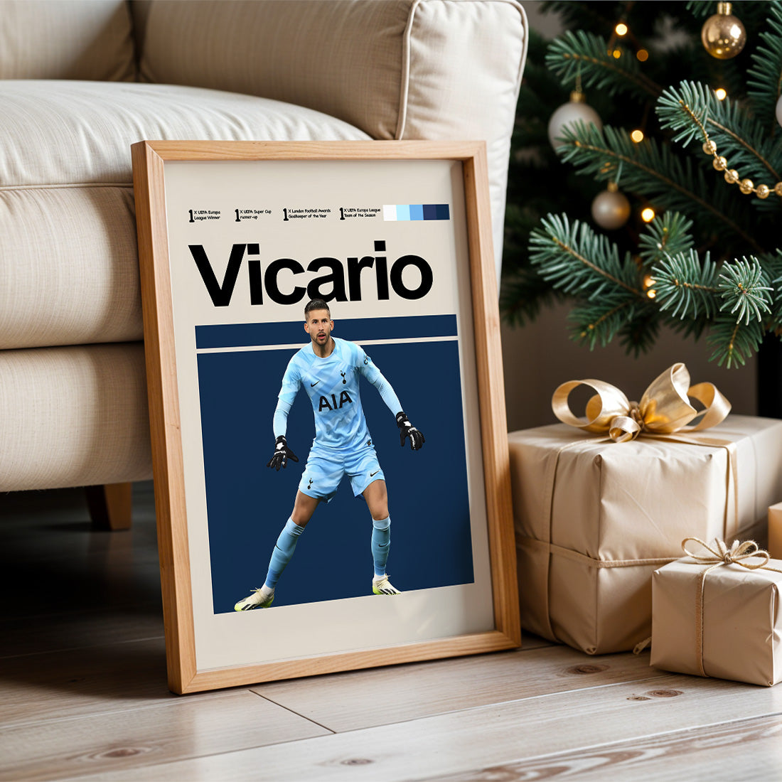 Tottenham - Guglielmo Vicario Poster