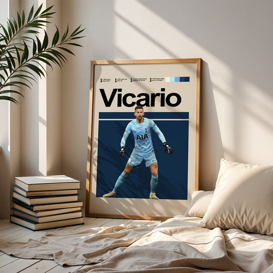 Tottenham - Guglielmo Vicario Poster