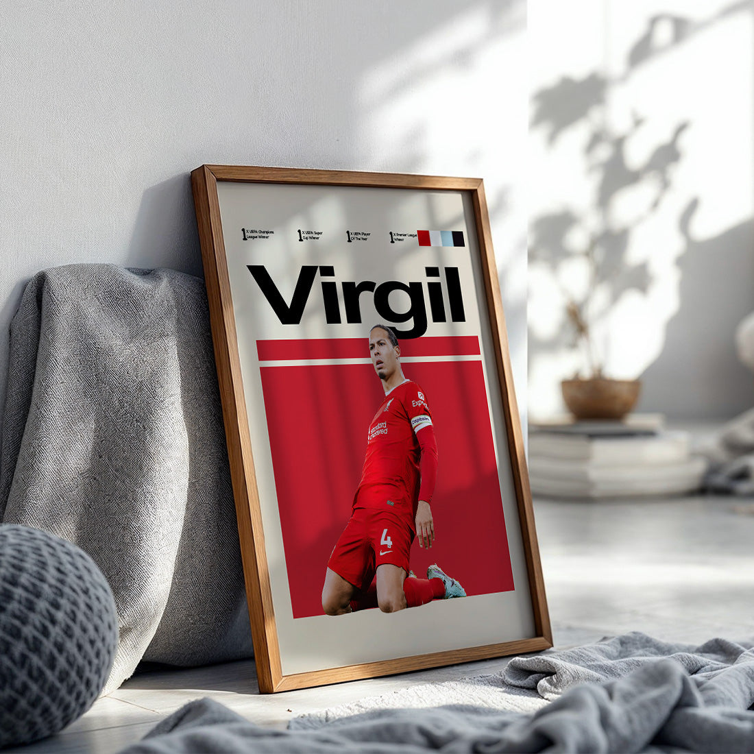Liverpool - Virgil van Dijk Poster