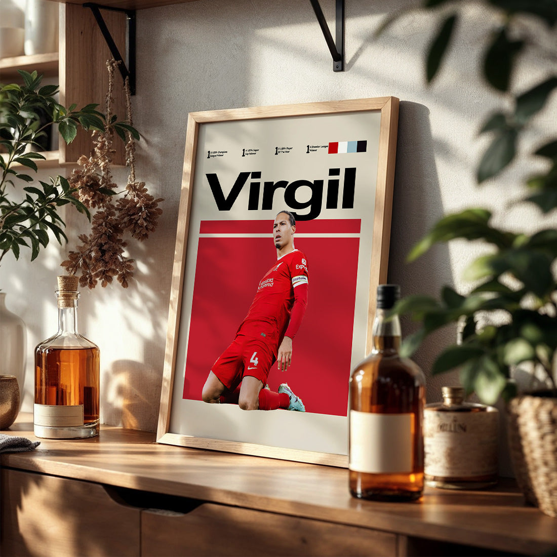 Liverpool - Virgil van Dijk Poster