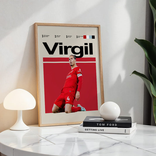 Liverpool - Virgil van Dijk Poster