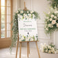 White Rose First Holy Communion Welcome Sign