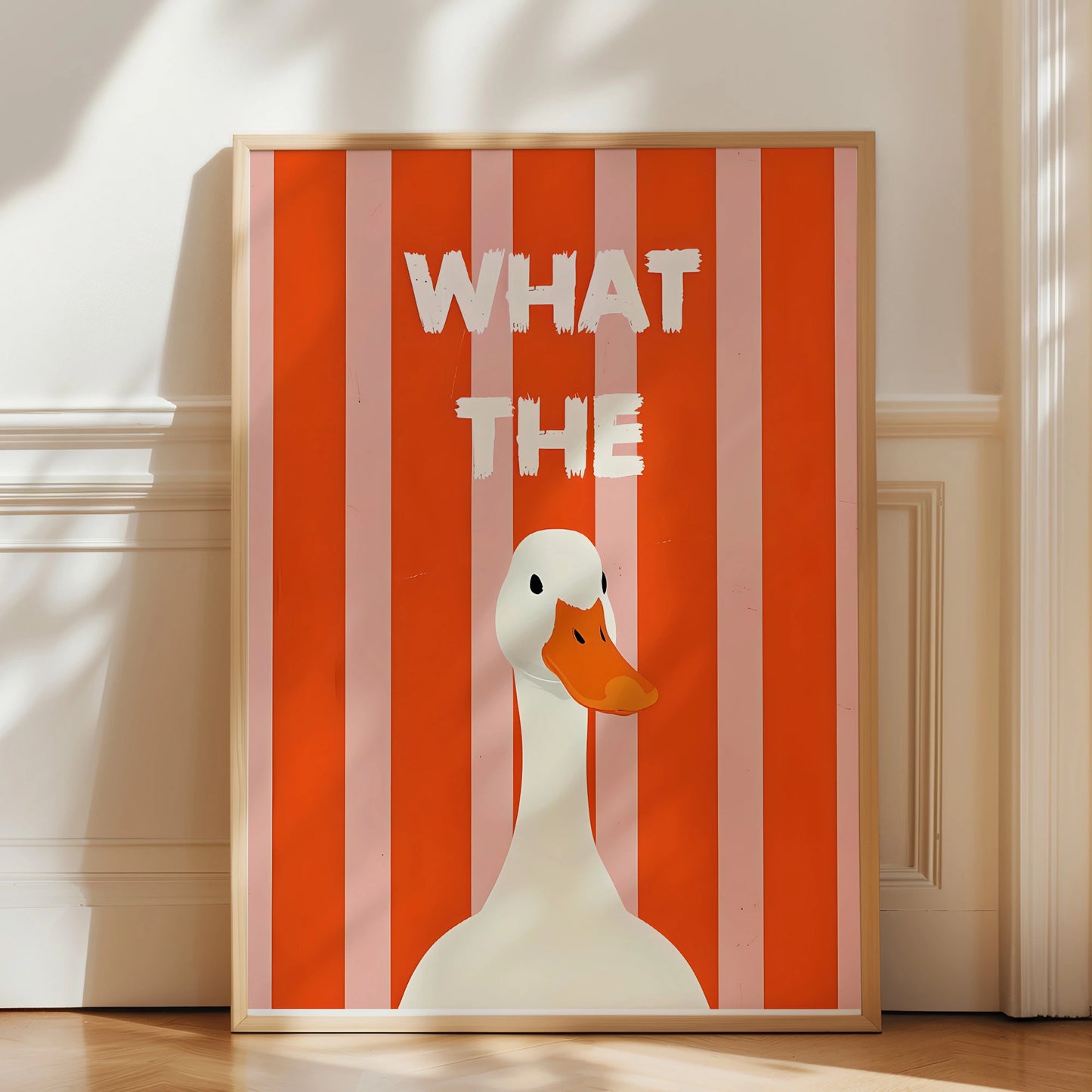 “What The Duck” Funny Poster