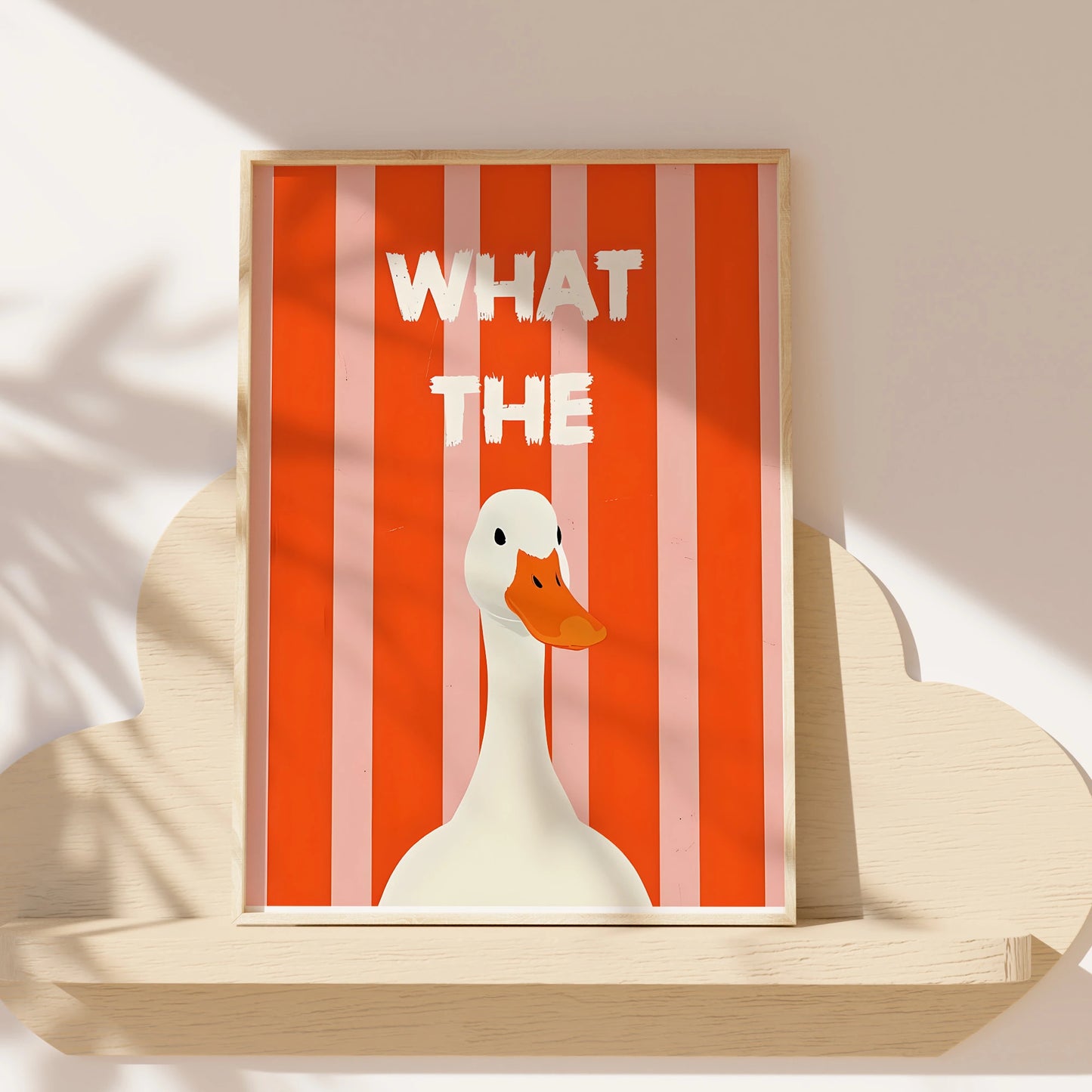 “What The Duck” Funny Poster