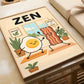 “Zen Breakfast” – Funny Yoga Poster