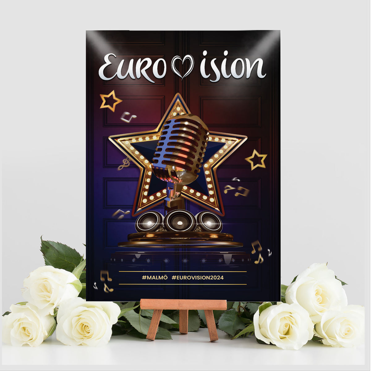 Eurovision Song Contest 2023 Selfie Frame and Sign – Smart Party Shop