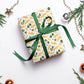 Luxury Yellow and Green Christmas Wrapping Paper, Henri Matisse Inspired Christmas Wrapping Paper, Festive Wrapping Paper, Xmas gift wrap
