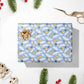 Luxury Henri Matisse Inspired Gift Wrap, Christmas Wrapping Paper, Festive Wrapping Paper, Blue Gift Wrapping Paper, Wrapping paper