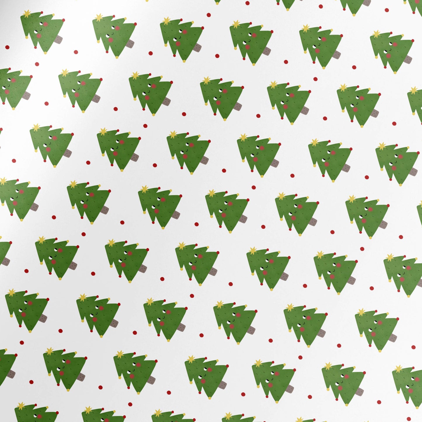 Christmas Trees Wrapping Paper, Christmas Gift Wrapping, Kids Xmas Wrapping Paper, Kids Gift Wrap, Holiday Gift Wrap, Cute Xmas Paper