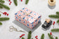 Dancing Santa Christmas Gift Wrapping Paper, Henri Matisse Inspired Gift Wrap Luxury Gift Wrap, Festive Santa Wrapping Paper, Gift Wrapping