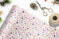Stars and Moon Multicolour Gift Wrap, Luxury Christmas Wrapping Paper, Pretty Wrapping Paper, Pink Birthday Gift Wrapping Paper