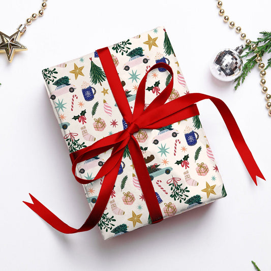 Personalised Christmas Wrapping Paper, Luxury Gift Wrap, Christmas Wrapping Paper, Gift Wrapping, Wrapping paper for kids, Xmas Gift Wrap