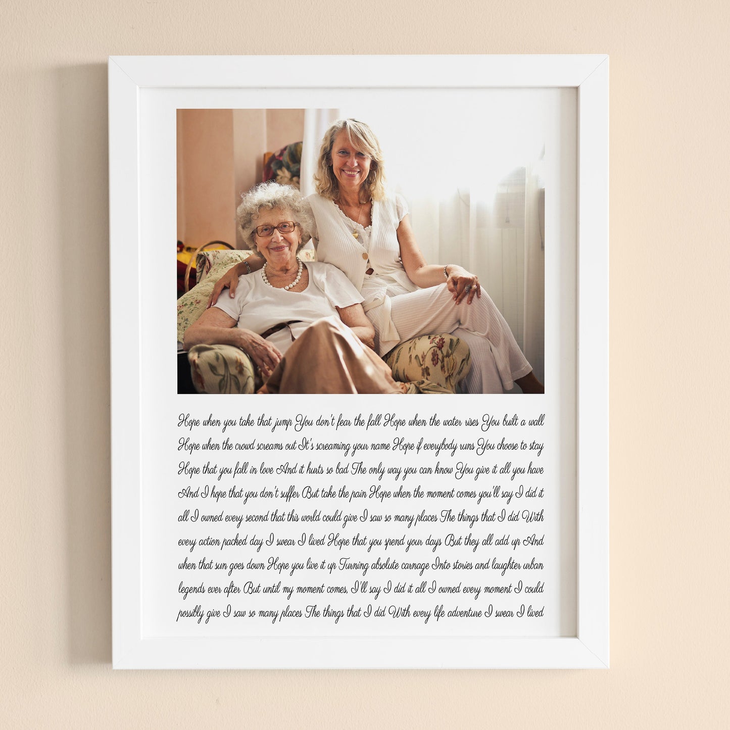 Memorial Poem and Photo Print, Memorial Gift, Dad Memorial framed photo, In Memory photo frame, Personalised Photo Frame, Dad Photo Frame