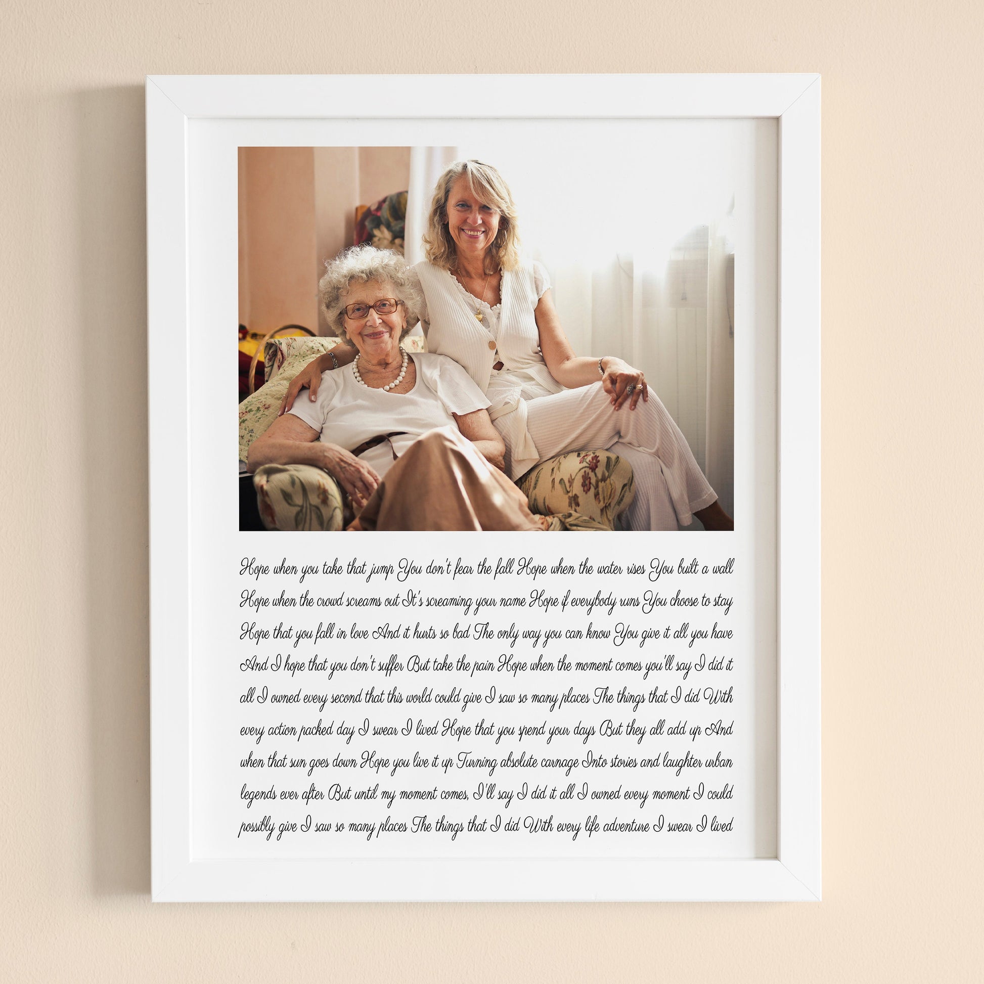 Memorial Poem and Photo Print, Memorial Gift, Dad Memorial framed photo, In Memory photo frame, Personalised Photo Frame, Dad Photo Frame