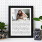 Memorial Poem and Photo Print, Memorial Gift, Dad Memorial framed photo, In Memory photo frame, Personalised Photo Frame, Dad Photo Frame