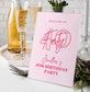 Pink 40th Birthday Party Welcome Sign, 40th Birthday Sign, Pink Birthday Party Sign, Pink Birthday Decorations