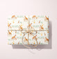 Personalised Wild One Birthday Wrapping Paper, Sarafi Animals Gift Wrap, Baby's First Birthday Wrapping Paper, Giraffe Theme