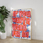If You Want It Work For It Graffiti Poster, Digital Rebellion Motivational Quote Poster, Aesthetic Maximalist Poster, Trending Aesthetic Art