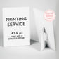 Foamboard Sign Printing & Delivery Service, Welcome Sign Printing, Print Your Artwork, Print Canva Design, Wedding Sign Printing UK DELIVERY