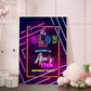 Let's Glow Crazy Party Sign Neon Birthday Party Sign Glow Party Custom Sign Girls Birthday Party Sign School Leavers Party Sign