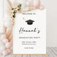 Graduation Party Sign, Minimalist Welcome to Graduation Sign, Graduation Decorations, College Graduation Party, Printed Foamboard