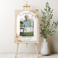 Funeral Memorial Sign With Photo In Loving Memory Funeral Sign Foamboard Memorial Sign Remembrance Foam Signs