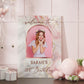 Rose Gold Birthday Party Welcome Sign with Photo 18th Birthday Party Welcome Sign 21st Birthday Party Pink Party Decor Photo Party Sign