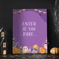 Halloween Table Sign Pumpkin & Ghosts Halloween Party Decor Halloween Decorations, Purple Halloween Sweet Table Sign, Printed Foamboard