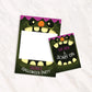 Goblin Halloween Party Photobooth Frame and Matching Table Sign Spooky Halloween Decorations Personalised 2 Piece Set, Printed Foamboard