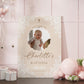 Personalised Baptism Welcome Sign with Photo Christening Welcome Sign Daughter Baptism Day Neutral Naming Day Sign, Printed Foamboard