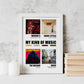 Custom 4 Album Poster, Choose Your Own Albums Poster, Favorite Album Cover Unframed Premium Poster, Artist Cover, Gift Idea