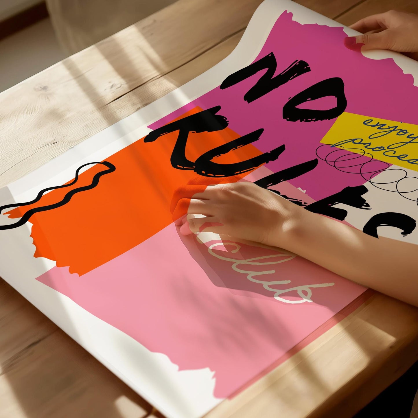 No Rules Poster, Rebellion Graffiti Poster, Preppy Aesthetic Maximalist Poster, College Dorm Art, Trending Aesthetic Decor, Digital