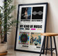 Custom 4 Album Poster, Choose Your Own Albums Poster, Favorite Album Cover Unframed Premium Poster, Artist Cover, Gift Idea