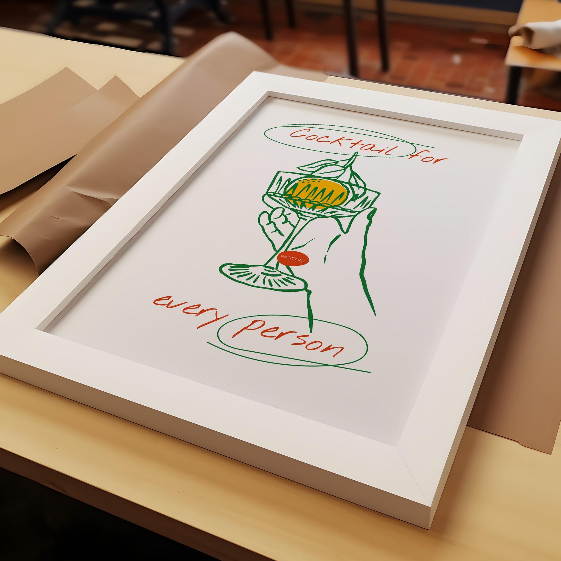 Italian fruit poster featuring vintage lemon illustration on fine art paper