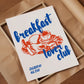 Food lover wall art print featuring breakfast club theme with illustrated pancakes printed on premium paper