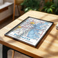 Vintage Baltimore Map Poster, Maryland City Art Print (Digital Download)