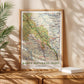 Vintage Banff National Park Map Poster, Canada Travel Wall Art (Digital Download)