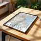 Vintage Boston Map Print, Massachusetts City Wall Art (Digital Download)