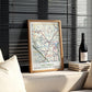 Las Vegas Vintage Map Poster, Nevada City Wall Art (Digital Download)