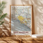 Vintage Los Angeles Map Print, California Travel Poster (Digital Download)