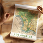 Los Angeles Vintage Map Print, California Travel Poster (Digital Download)