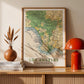 Los Angeles Vintage Map Print, California Travel Poster (Digital Download)