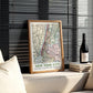 New York City Vintage Map Print, NYC Wall Art (Digital Download)