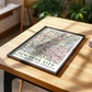 New York City Vintage Map Print, NYC Wall Art (Digital Download)