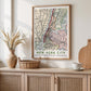 New York City Vintage Map Print, NYC Wall Art (Digital Download)