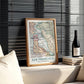 Vintage San Francisco Map Print, California Travel Poster (Digital Download)