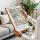 Vintage San Francisco Map Print, California Travel Poster (Digital Download)