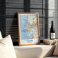 Vintage Tampa Florida Map Print, City Wall Art (Digital Download)